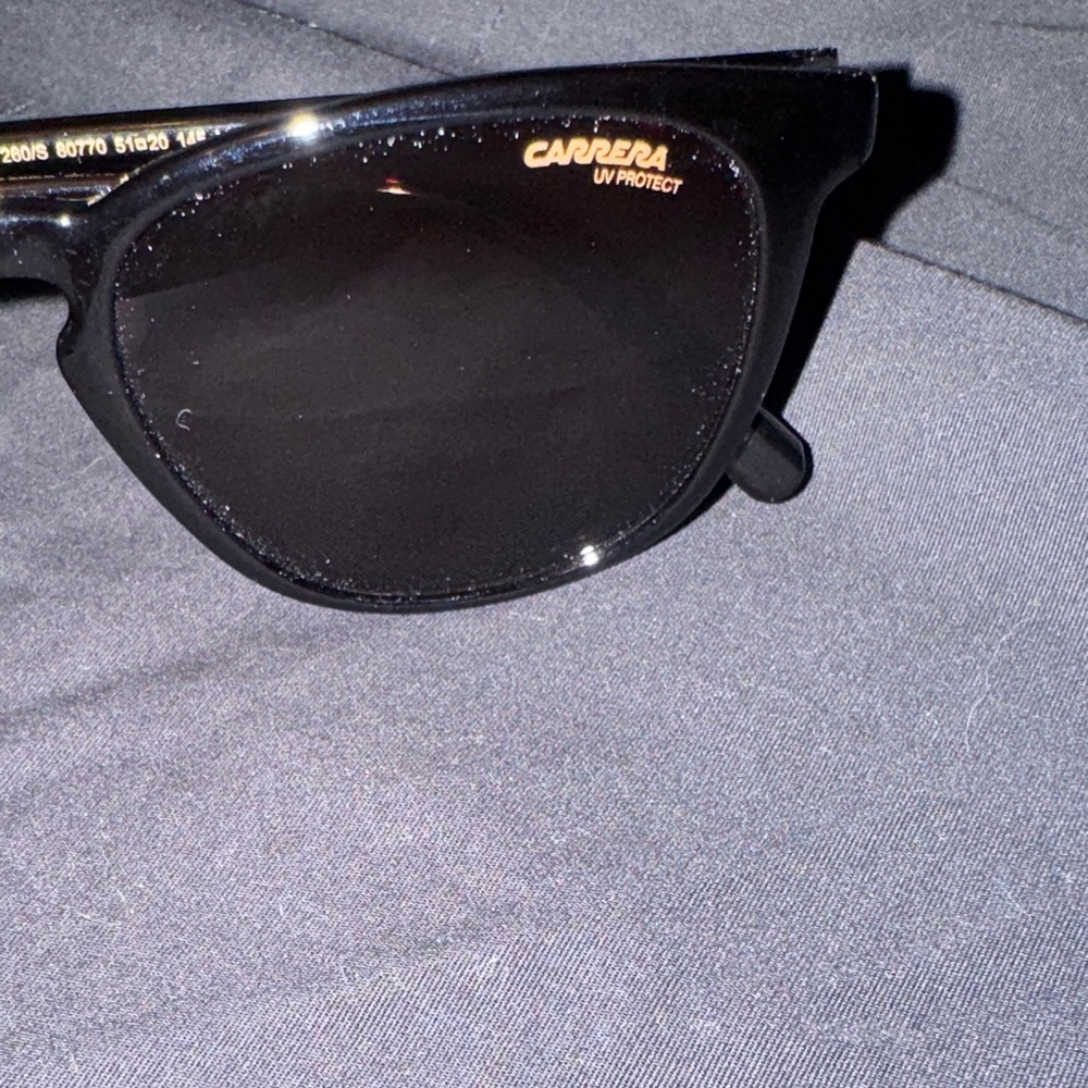 Carrera Black Sunglasses EUC - Picture 2 of 3